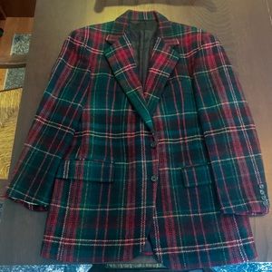 Polo RL - Holiday Plaid - 100% Wool Blazer.
